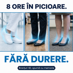 Tălpi Ortopedice din Spumă cu Memorie 4D Ortivo